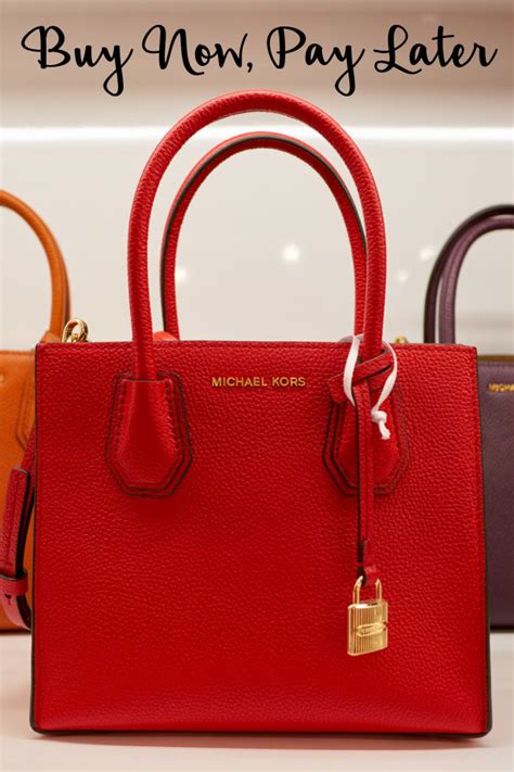 michael kors bags buy now pay later